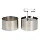 Patisse set bakringen rvs met uitdrukker 3 delig Ø 7 cm